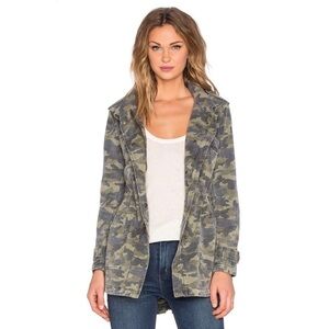 Velvet by Graham & Spencer green camo cargo army jacket